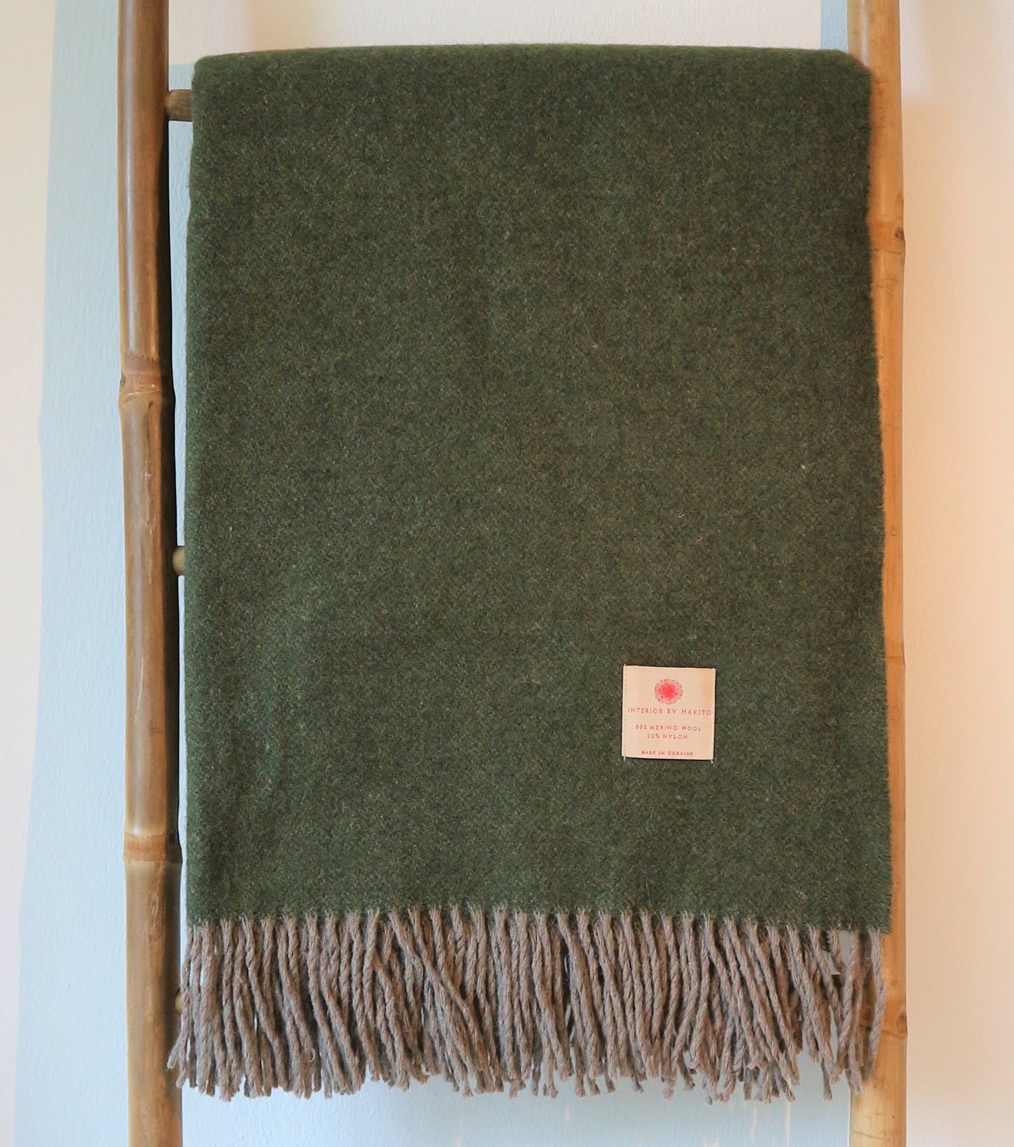 Merino Wolle Tagesdecke warm und weich