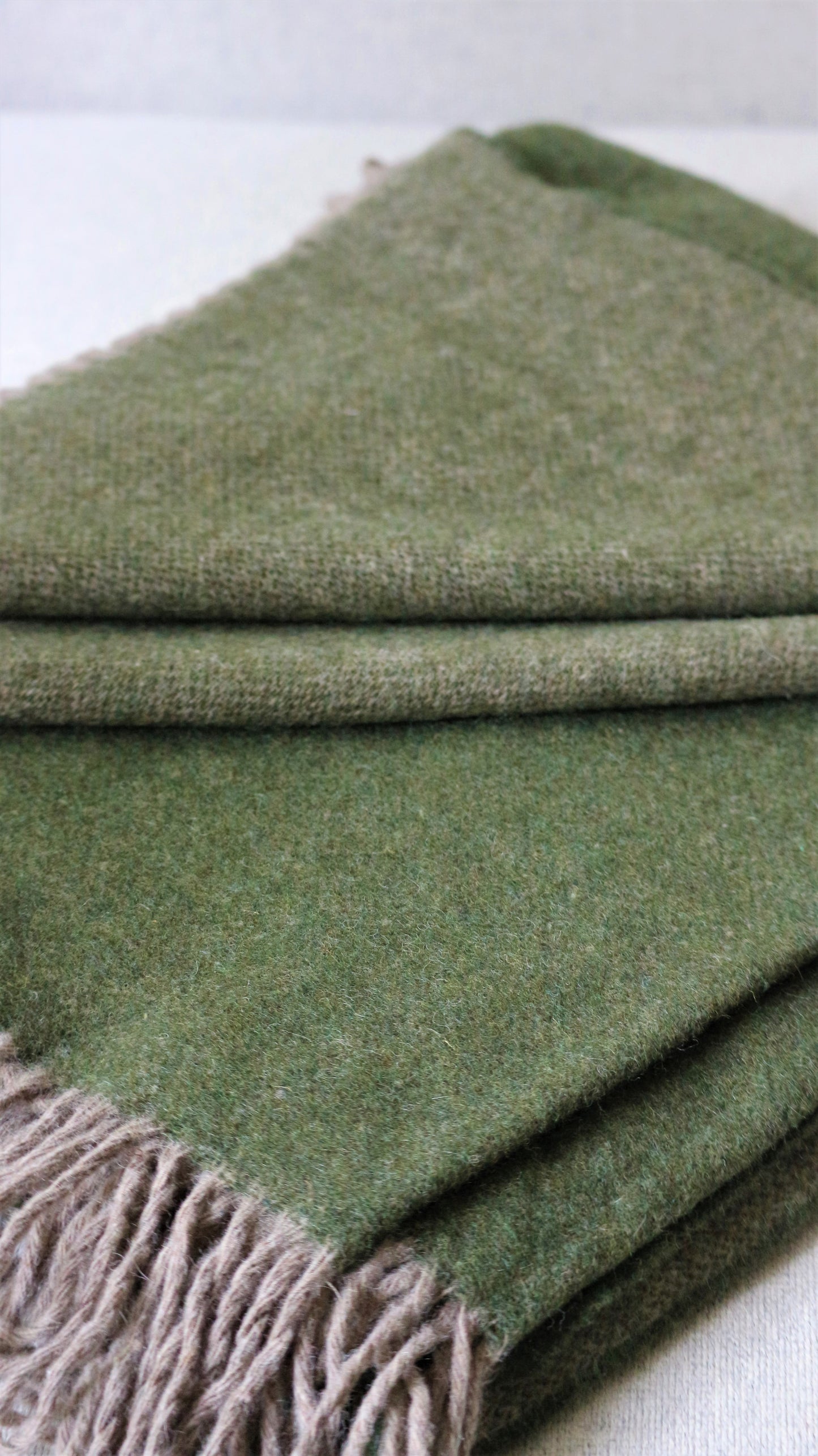 Merino Wolle Tagesdecke warm und weich