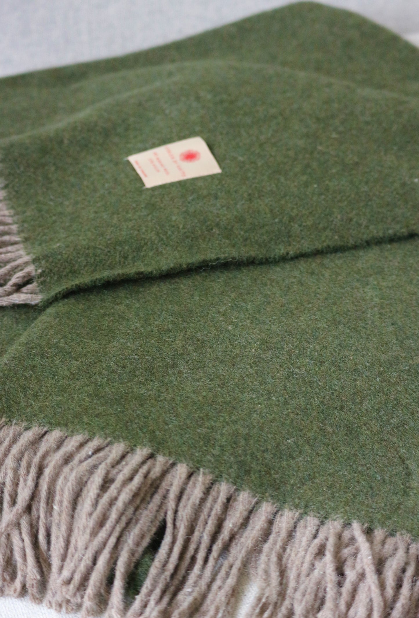 Merino Wolle Tagesdecke warm und weich