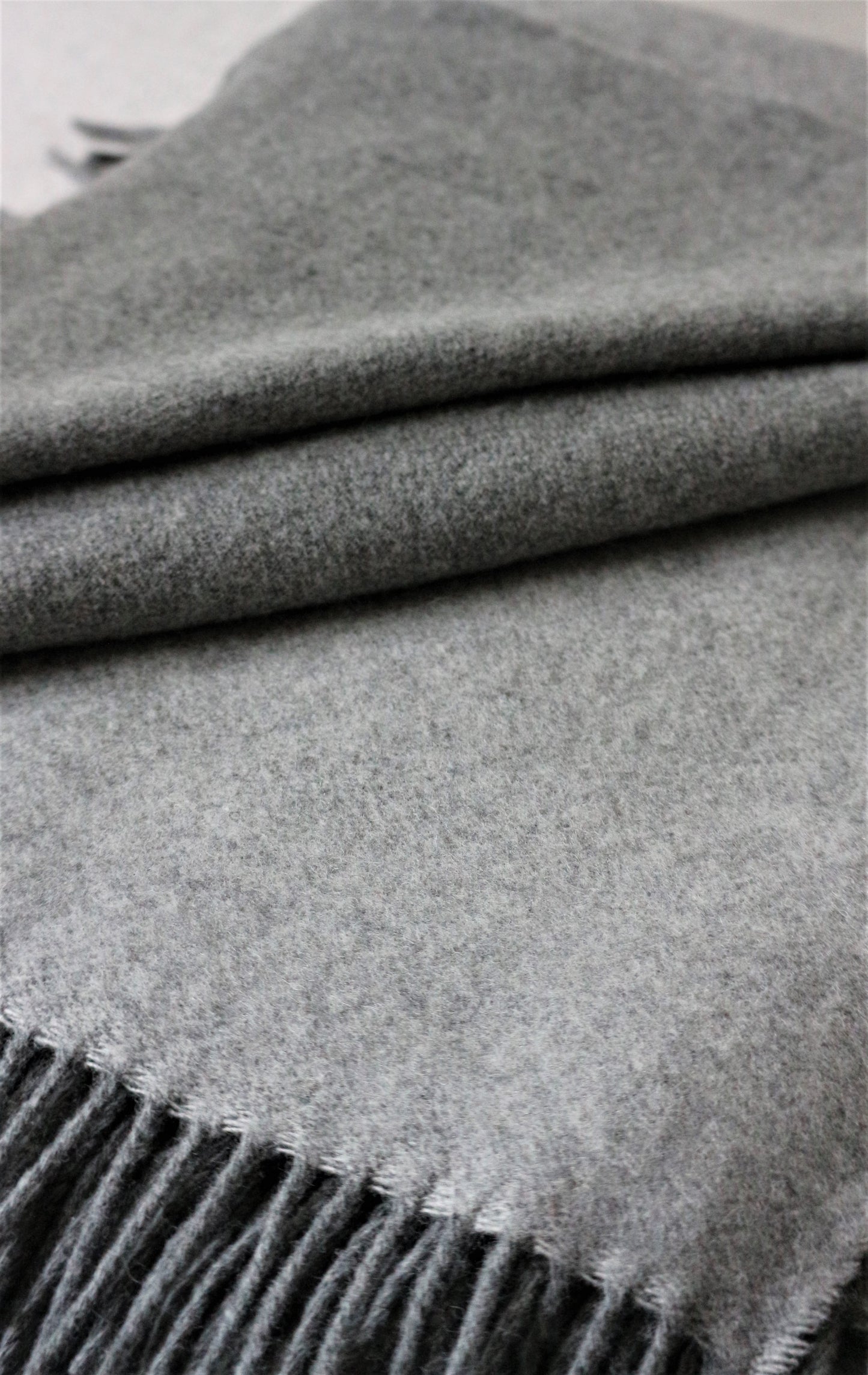Merino Wolle Tagesdecke warm und weich