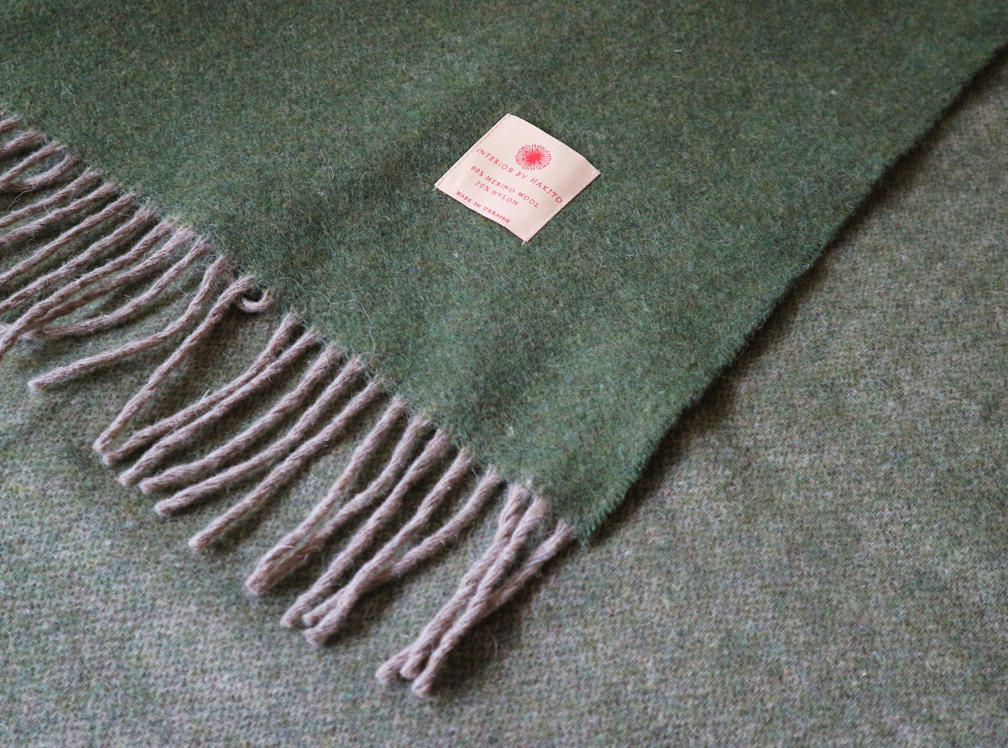 Merino Wolle Tagesdecke warm und weich