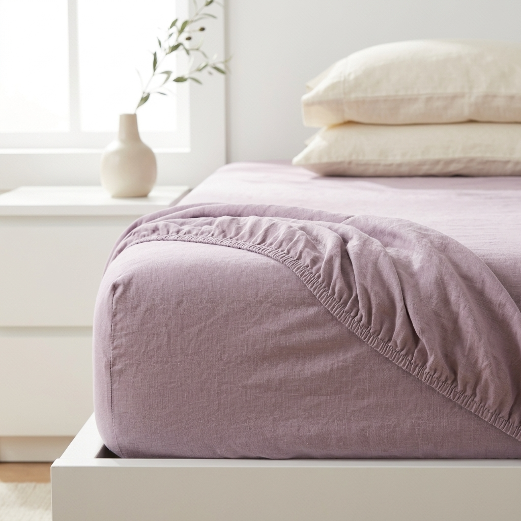 Leinen Spannbettlaken GOTS von Hakito – Temperaturregulierend & Hypoallergen